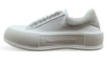 Alexander McQueen Vulcanized Low-Top Sneakers – White