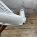 Alexander McQueen Vulcanized Low-Top Sneakers – White
