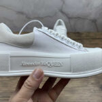 Alexander McQueen Vulcanized Low-Top Sneakers – White