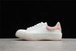 Alexander McQueen Vulcanized Low-Top Sneakers – White & Pink