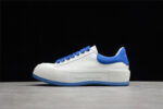 Alexander McQueen Vulcanized Low-Top Sneakers – White & Royal Blue