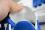 Alexander McQueen Vulcanized Low-Top Sneakers – White & Royal Blue