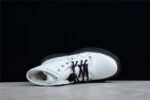 Alexander Mcqueen White High-Top Combat Boot – Black Sole