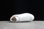 Alexander Mcqueen ShoesWhite Oversized Sneaker with Pink Suede Heel Tab