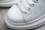 Alexander Mcqueen ShoesWhite Oversized Sneaker with Pink Suede Heel Tab