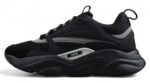 Dior Airmesh Sneaker – Black Mesh with Grey Reflective Detailing
