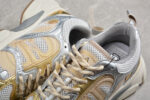 Dior B22 Sneaker – White Mesh with Metallic Gold and Silver Overlays