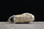 Dior B22 Sneaker – White Mesh with Metallic Gold and Silver Overlays
