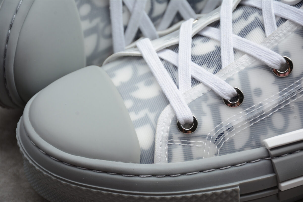 Dior B23 High-Top Sneaker – Grey Oblique