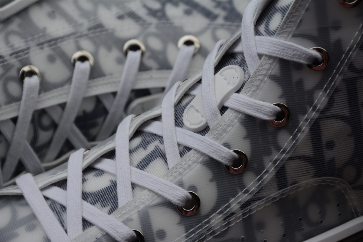 Dior B23 High-Top Sneaker – Grey Oblique