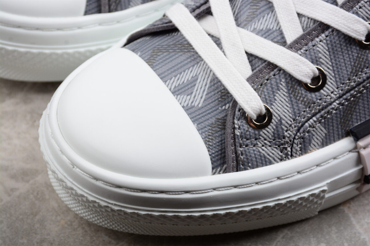 Dior B23 High-Top Sneaker – Grey Oblique Pattern