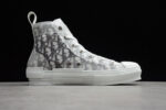 Dior B23 High-Top Sneaker – Transparent Grey Oblique