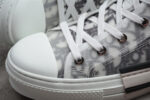 Dior B23 High-Top Sneaker – Transparent Grey Oblique