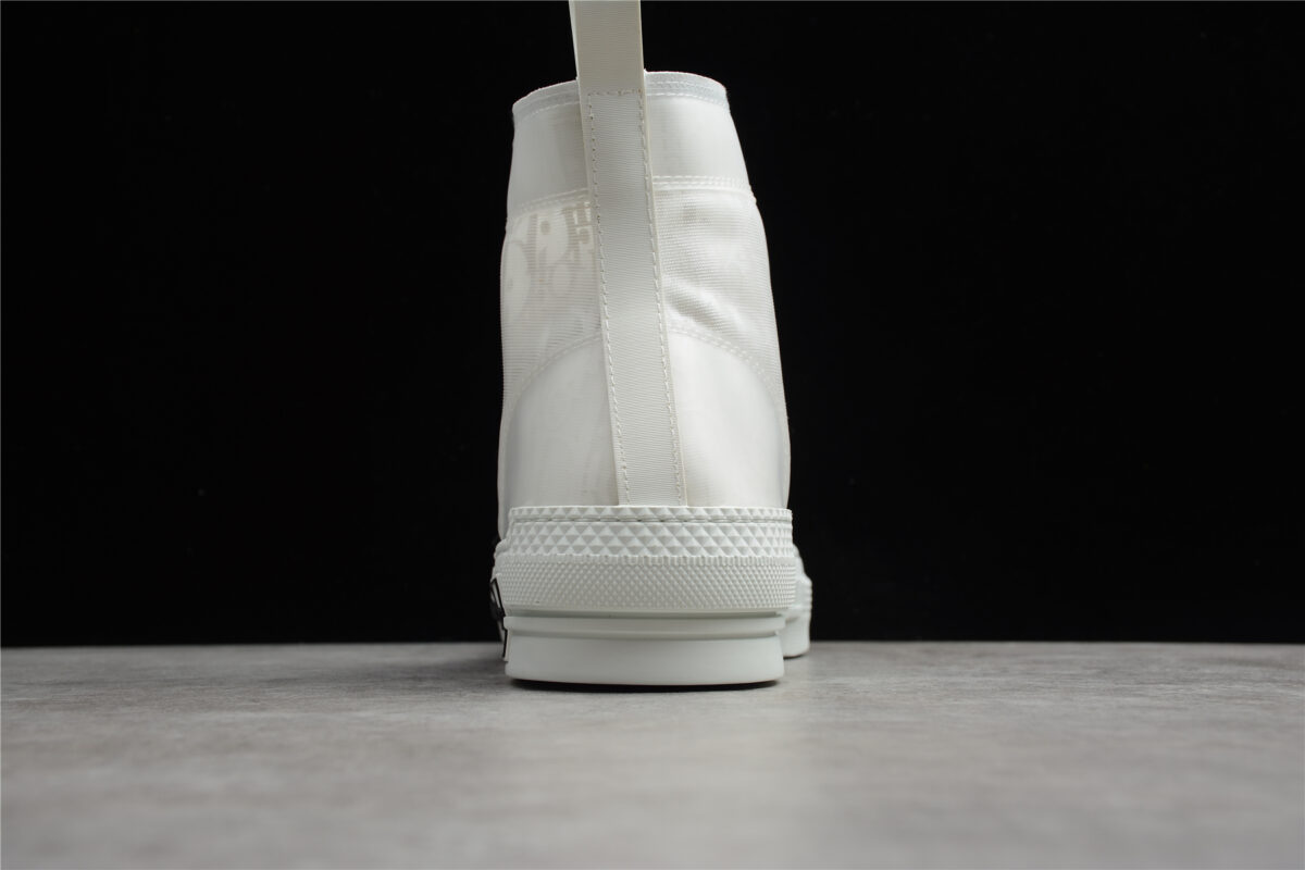 Dior B23 High-Top Sneaker – White Oblique