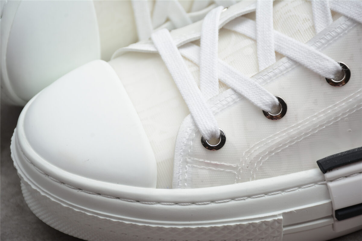 Dior B23 High-Top Sneaker – White Oblique