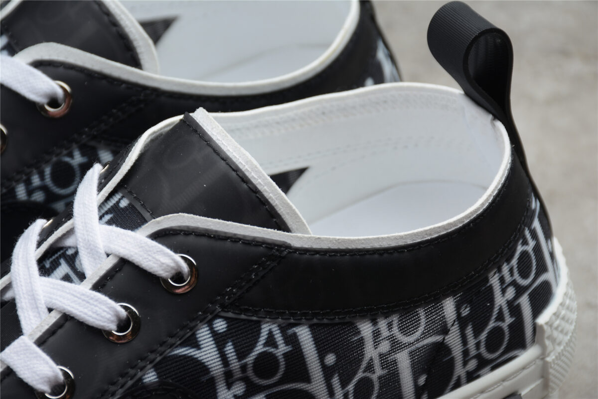 Dior B23 Low-Top Sneaker – Black Oblique