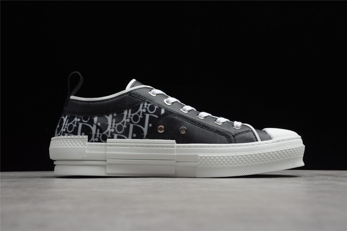 Dior B23 Low-Top Sneaker – Black Oblique