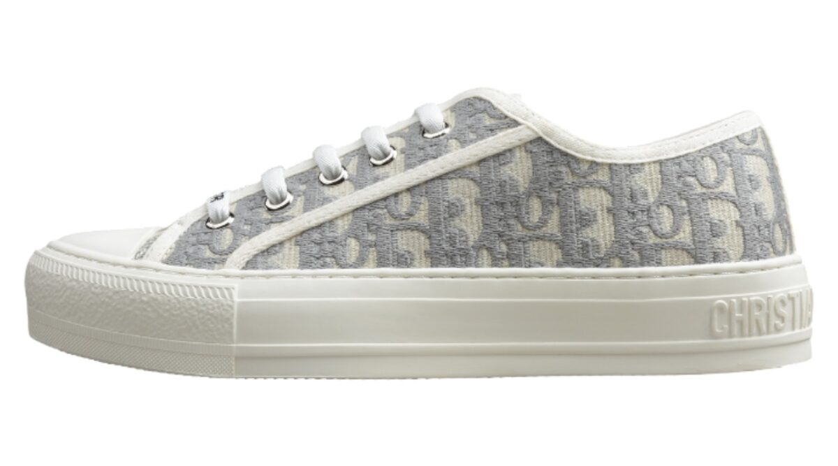 Dior B23 Low-Top Sneaker – Grey Oblique Jacquard