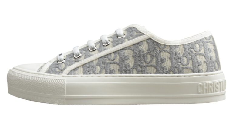 Dior B23 Low-Top Sneaker – Grey Oblique Jacquard