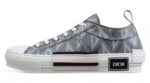 Dior B23 Low-Top Sneaker – Grey Oblique Pattern