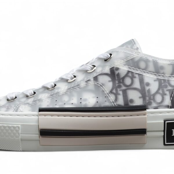 Dior B23 Low-Top Sneaker – Grey Oblique Transparent