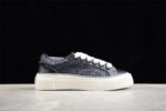 Dior B23 Oblique Low-Top Sneaker – Black Leather with Grey Monogram