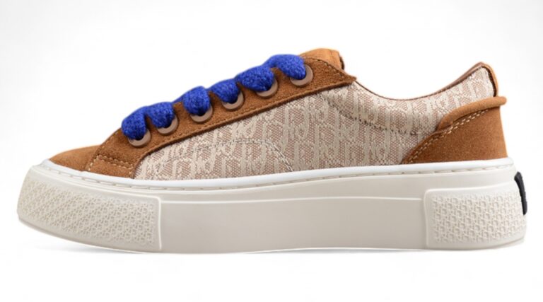 Dior B23 Oblique Low-Top Sneaker – Black with Gum Sole (Copy)