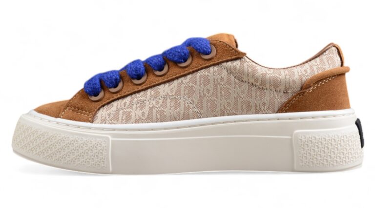 Dior B23 Oblique Low-Top Sneaker – Brown Suede with Beige Monogram