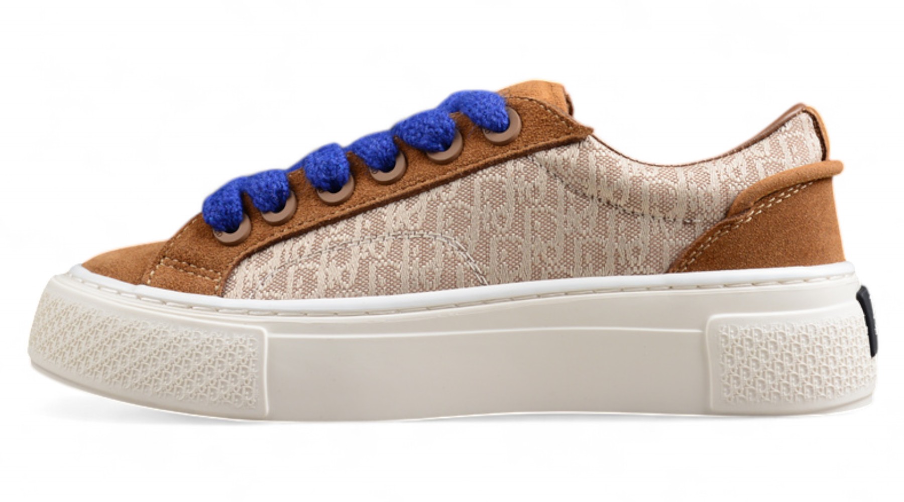 Dior B23 Oblique Low-Top Sneaker – Brown Suede with Beige Monogram
