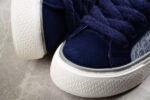 Dior B23 Oblique Low-Top Sneaker – Navy Blue Suede with Monogram Canvas