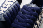 Dior B23 Oblique Low-Top Sneaker – Navy Blue with Embroidered Monogram