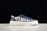 Dior B23 Oblique Low-Top Sneaker – Navy Blue with Embroidered Monogram