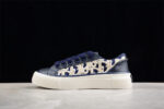 Dior B23 Oblique Low-Top Sneaker – Navy Blue with Embroidered Monogram