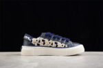 Dior B23 Oblique Low-Top Sneaker – Navy Blue with Embroidered Monogram