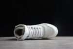 Dior B27 Mid-Top Sneaker – White Leather & Oblique Jacquard