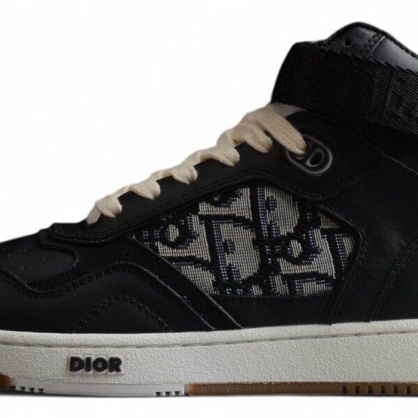Dior B30 High-Top Sneaker – Black Oblique