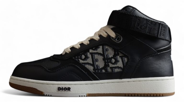 Dior B30 High-Top Sneaker – Black Oblique