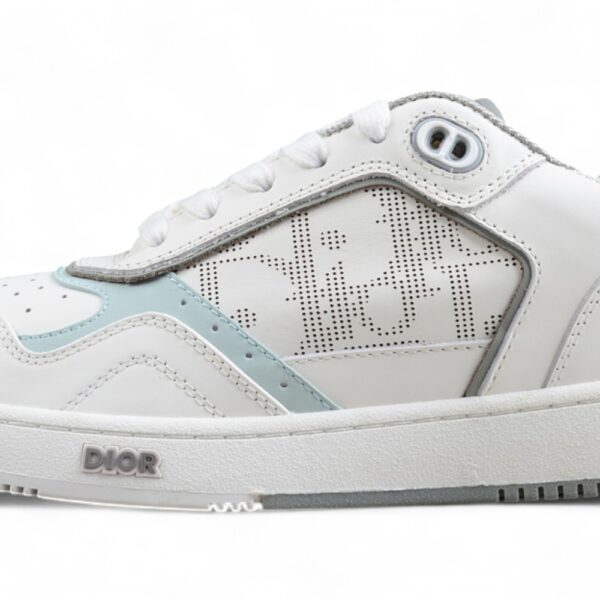 Dior B30 Low-Top Sneaker – White & Grey Oblique