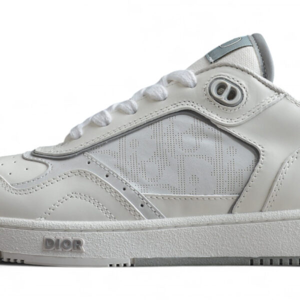 Dior B30 Retro Sneaker – White/Grey Oblique