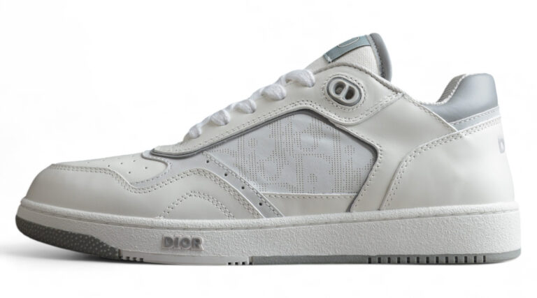 Dior B30 Retro Sneaker – White/Grey Oblique