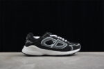 Dior B23 Oblique Low-Top Sneaker – Black with Gum Sole (Copy)