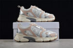Dior B30 Sneaker – White Mesh with Beige and Silver Accents