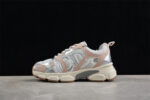 Dior B30 Sneaker – White Mesh with Beige and Silver Accents