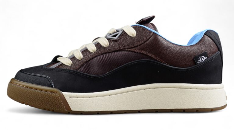 Dior B31 Low-Top Sneaker – Brown, Black & Sky Blue