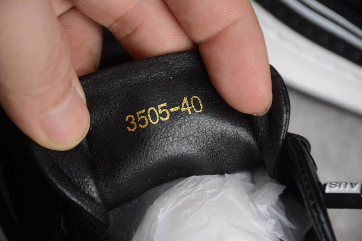 Dior Low-Top Platform Sneaker – Black Leather with White Sole