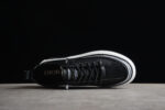 Dior Low-Top Platform Sneaker – Black Leather with White Sole