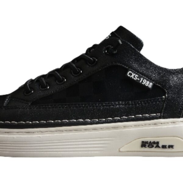 Dior Low-Top Sneaker – Black/White Contrast Sole