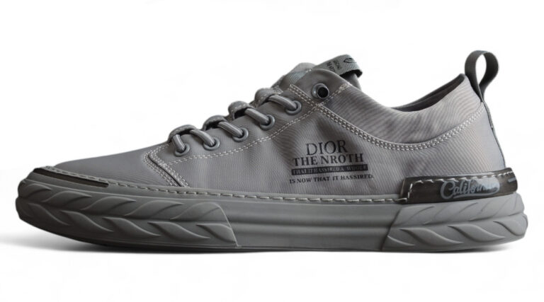 Dior x Technical Nylon Low-Top Sneaker – Grey