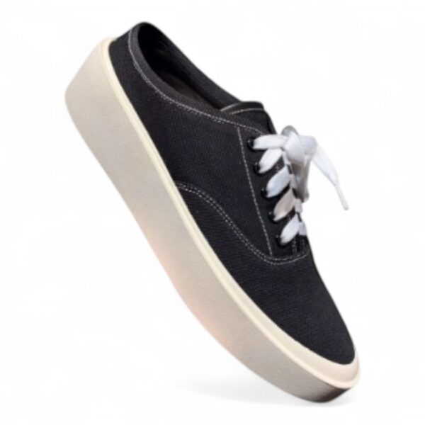 Fear of God Canvas Low Sneaker – Black