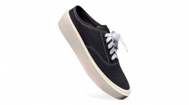 Fear of God Canvas Low Sneaker – Black